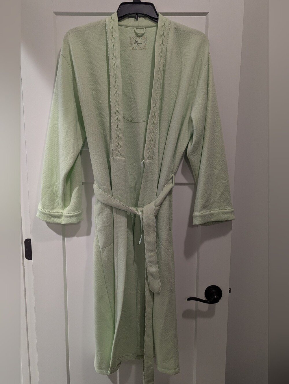 Classic Women's Light Mint Green Robe by Aria